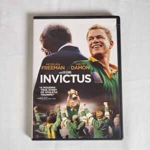 Invictus (DVD) Morgan Freeman Matt Damon Sports Drama
